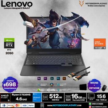 Lenovo Ideapad Gaming 3 15Arh7