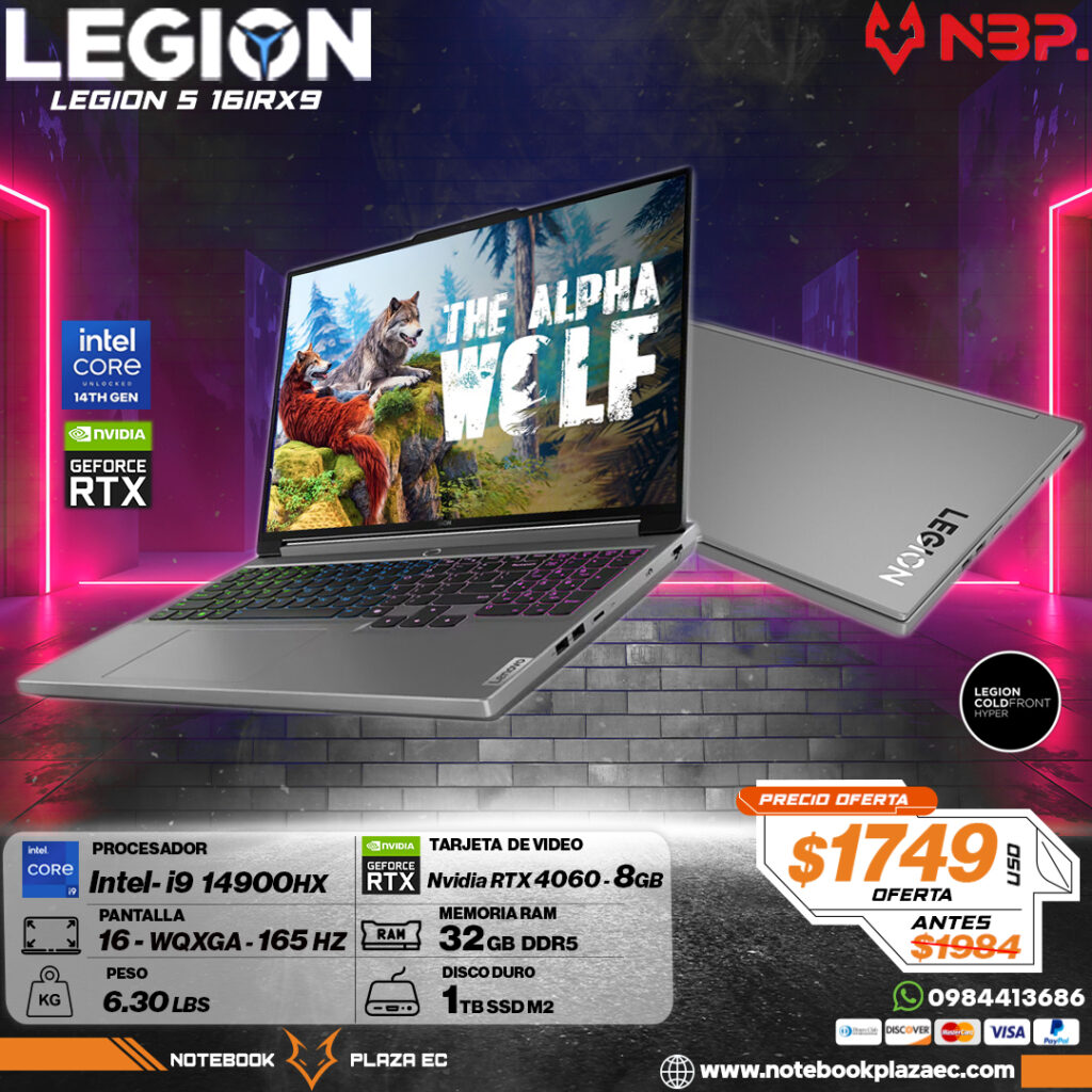 Laptop Lenovo LEGION 5 16IRX9