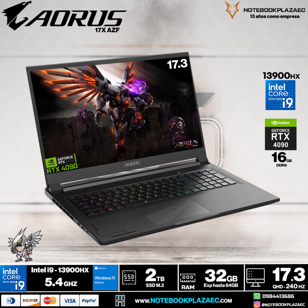 Laptop Gigabyte AORUS 17X AZF