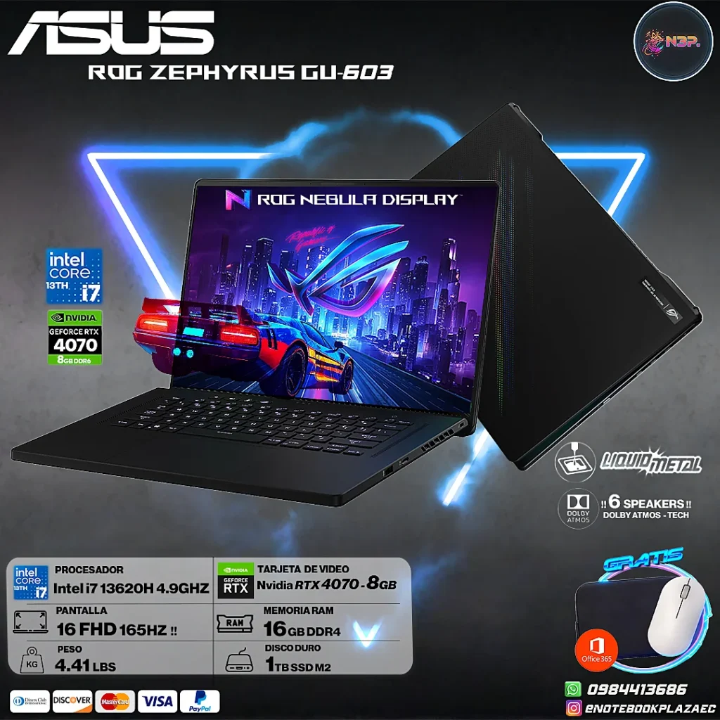 Laptop Asus ROG Zephyrus G16 GU603