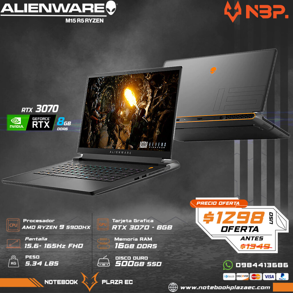 Laptop Alienware M15 R5
