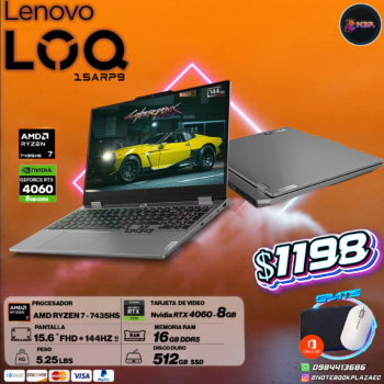 Laptop Lenovo LOQ 15ARP9