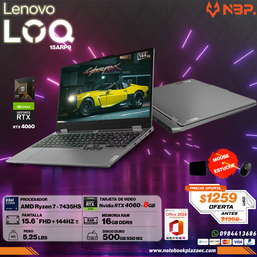 Laptop Lenovo LOQ 15ARP9