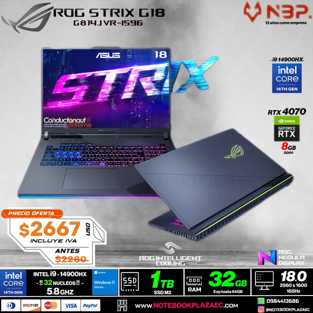 Laptop Asus ROG Strix G18
