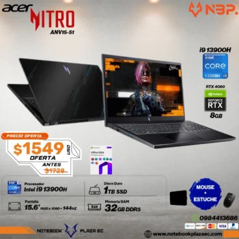 Laptop Acer Gamer Nitro ANV15-51