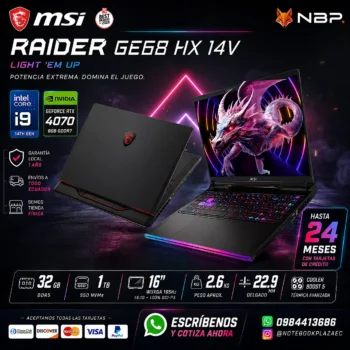 Laptop MSI RAIDER GE68HX 14V