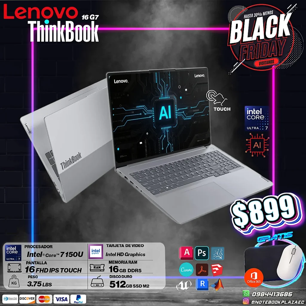 Laptop Lenovo Thinkbook 16 G7 IML