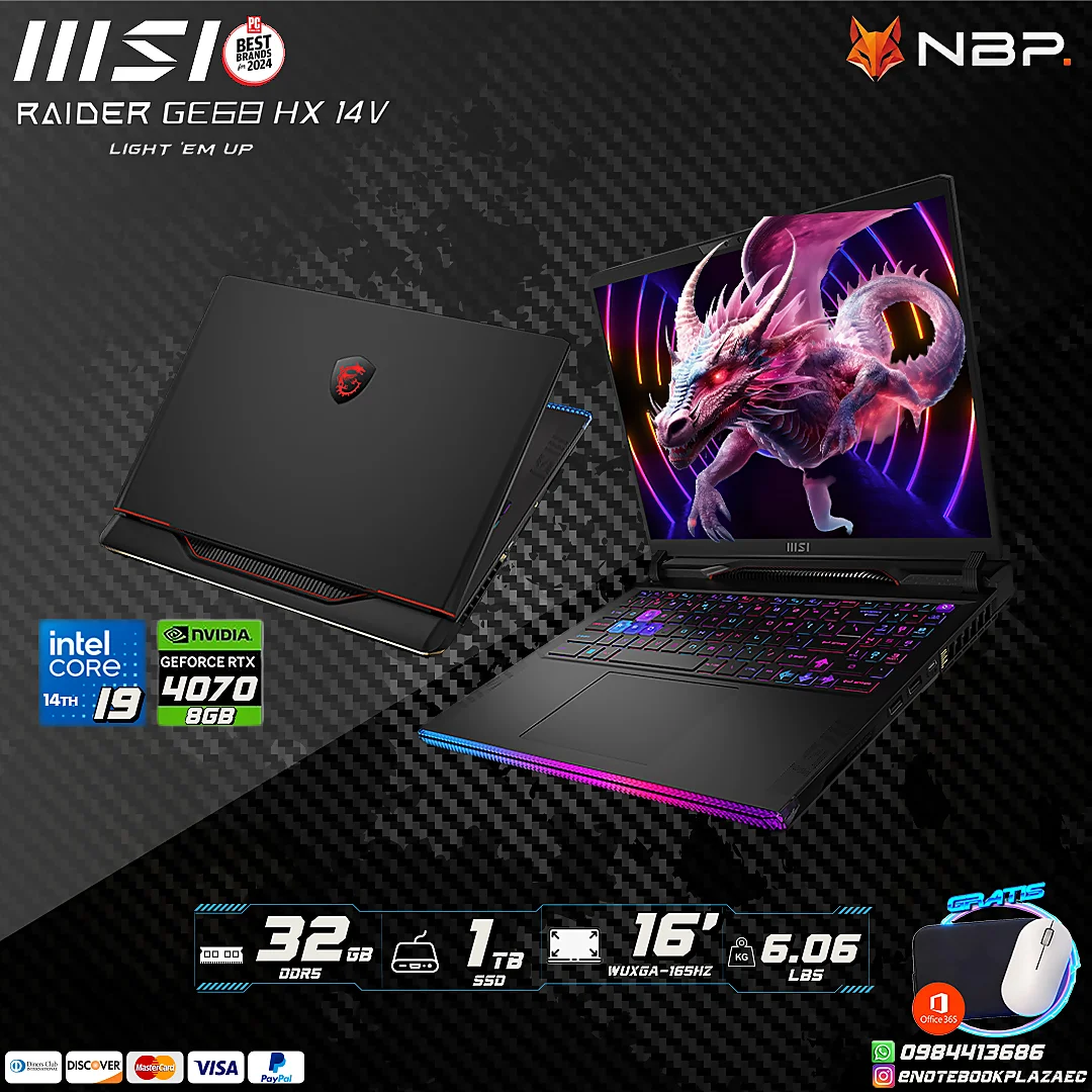 Laptop MSI RAIDER GE68HX 14V