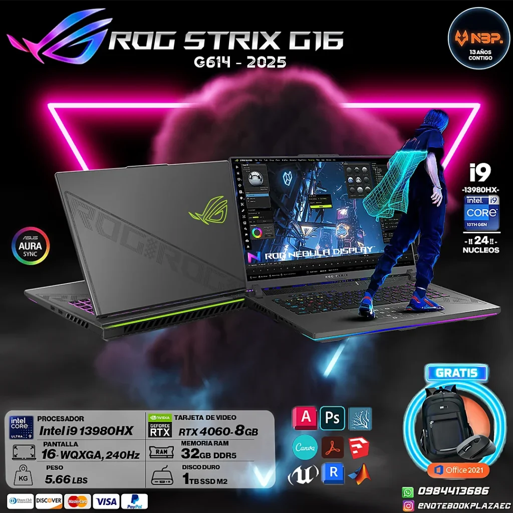 Laptop Asus Rog Strix G16 G614