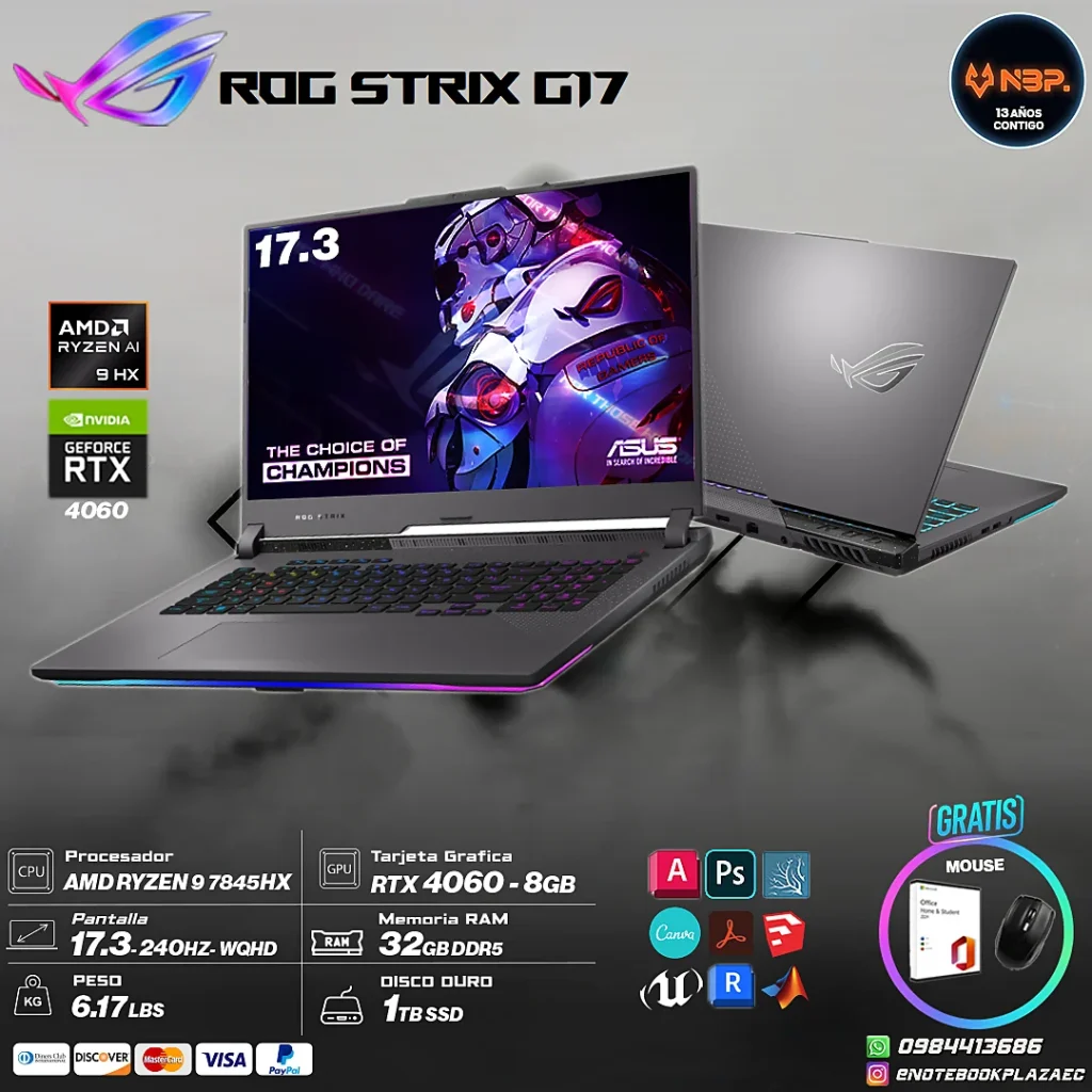 Laptop Asus ROG Strix G17 G713PV WS94