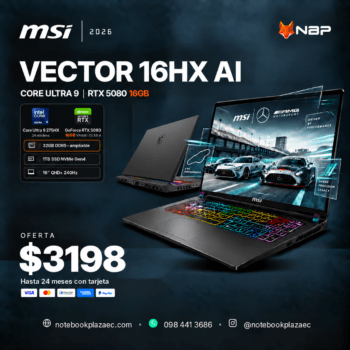 Laptop MSI Vector 16HX AI Ultra 9 RTX 5080