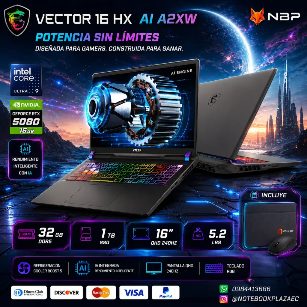 Laptop MSI Vector 16HX AI