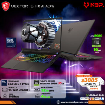 Laptop MSI Vector 16HX AI