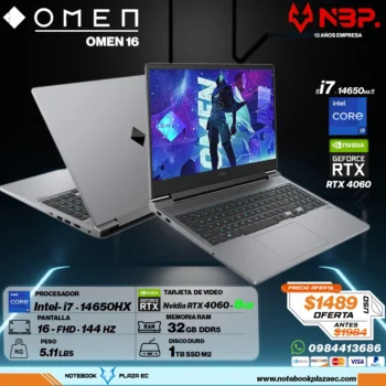 Laptop HP OMEN 16 Gaming