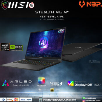 Laptop MSI Stealth A16 AI+ A3XVGG