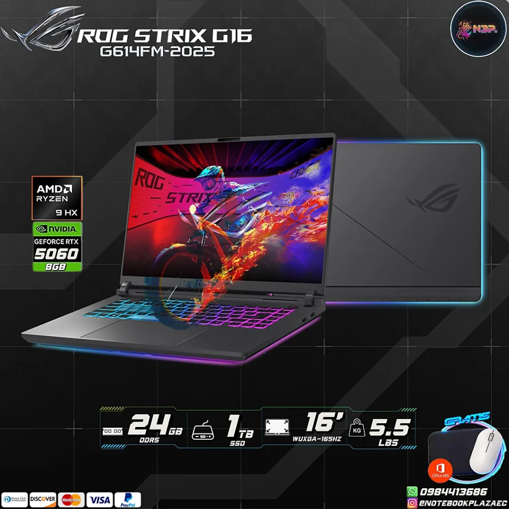 Laptop ASUS ROG Strix G16 G614FM