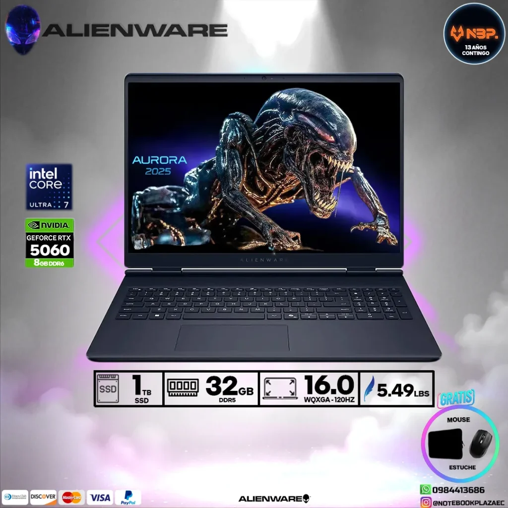Laptop Alienware 16 Aurora