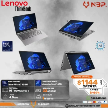 Laptop Lenovo ThinkBook 14 2 en 1