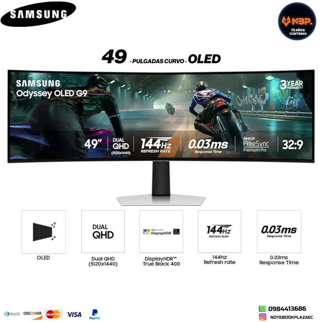 Monitor Samsung Odyssey 49 G91SD OLED