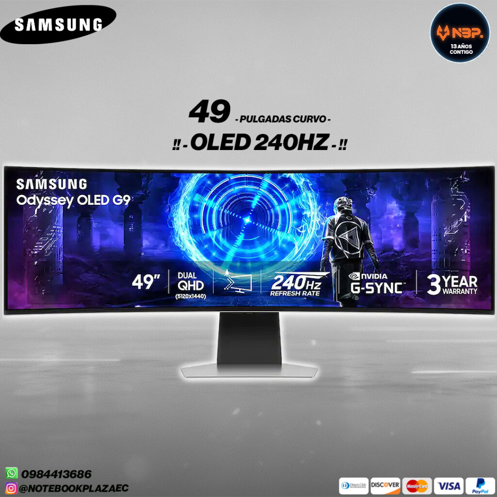 Monitor Samsung Odyssey 49 G93SC OLED 240HZ