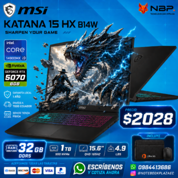 Laptop MSI Katana 15 HX B14W