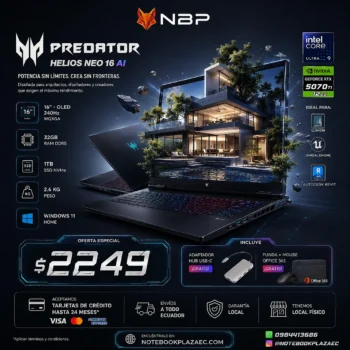 Laptop Acer Predator Helios Neo 16S AI