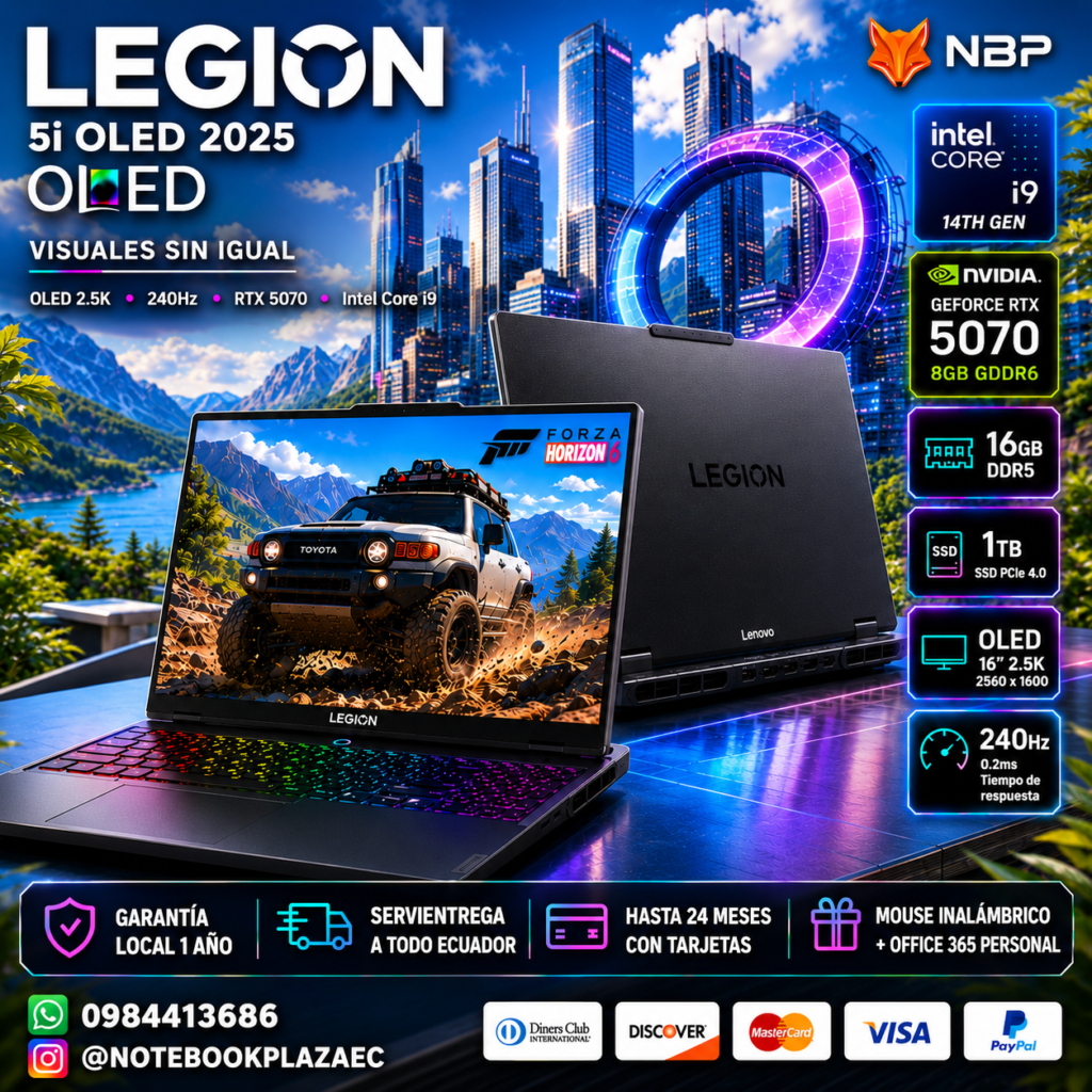 Laptop Lenovo Legion 5i OLED 2025