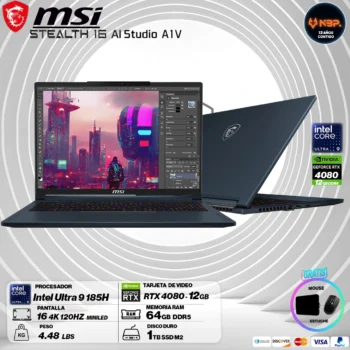 Laptop MSI Stealth 16 AI Studio A1VHG