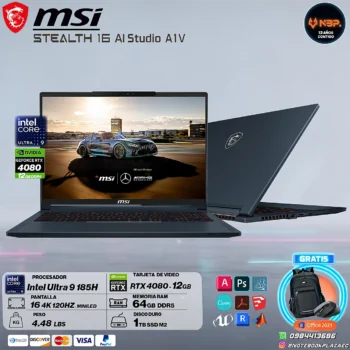 Laptop MSI Stealth 16 AI Studio A1VHG