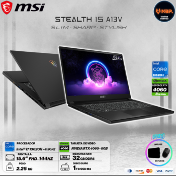 Laptop MSI Stealth 15 A13VF