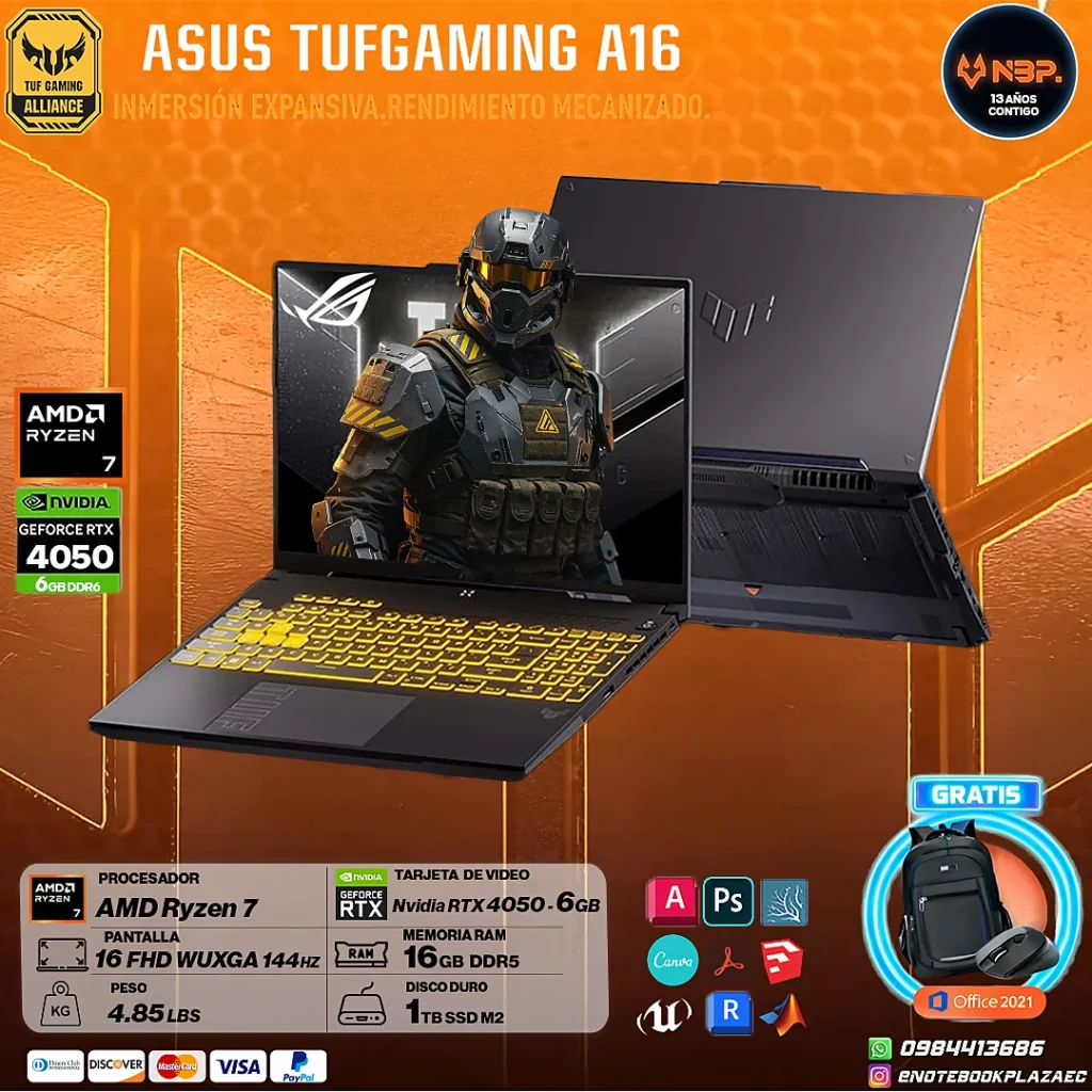 Laptop Asus TUF A16 FA607NUG
