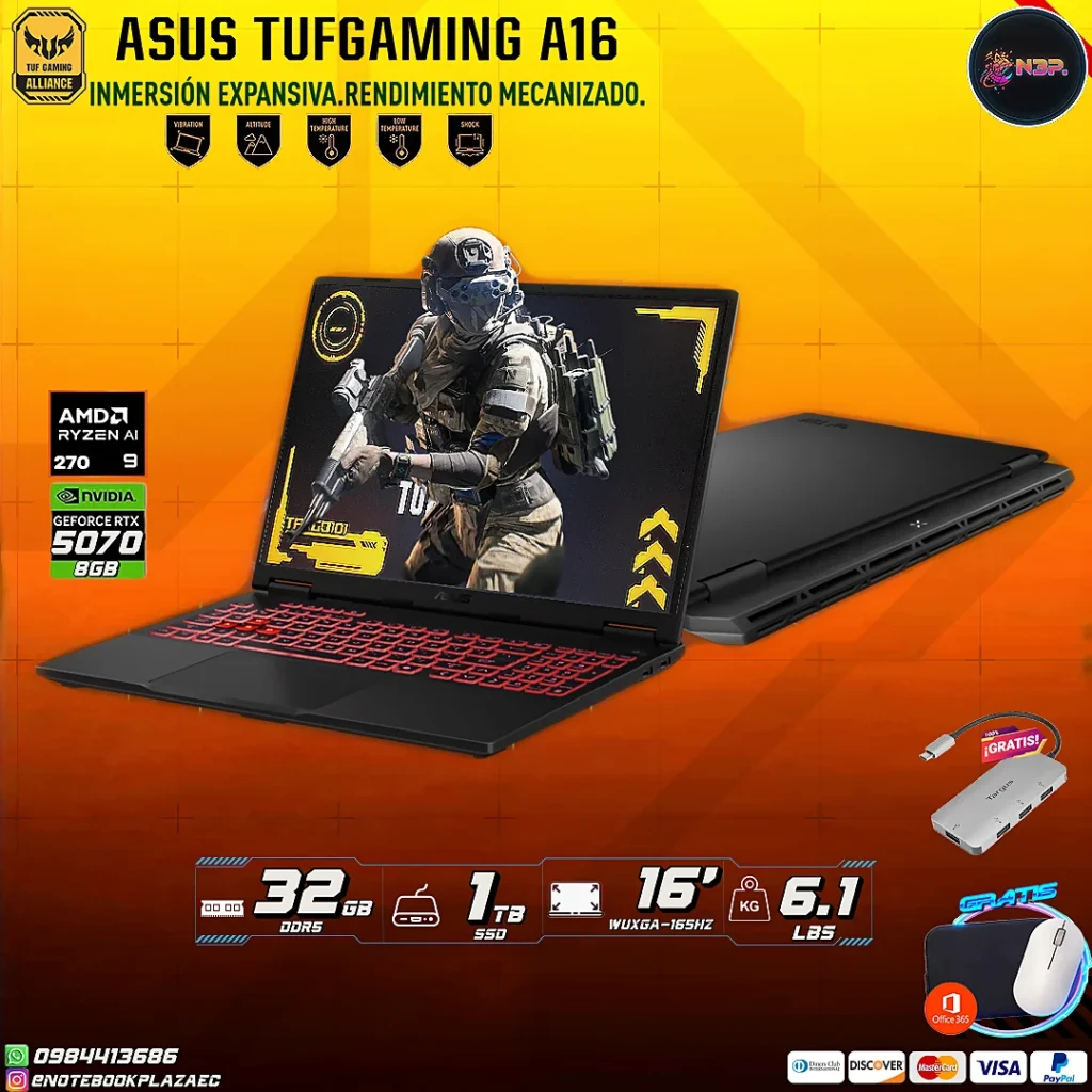 Laptop Asus TUF A16 FA608UP