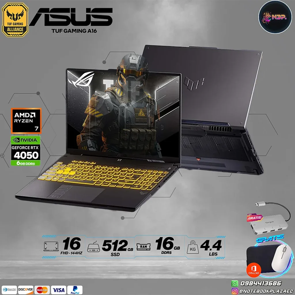 Laptop Asus TUF A16 FA607NUG
