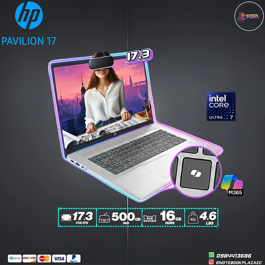 Laptop HP 17 CN 4071CL