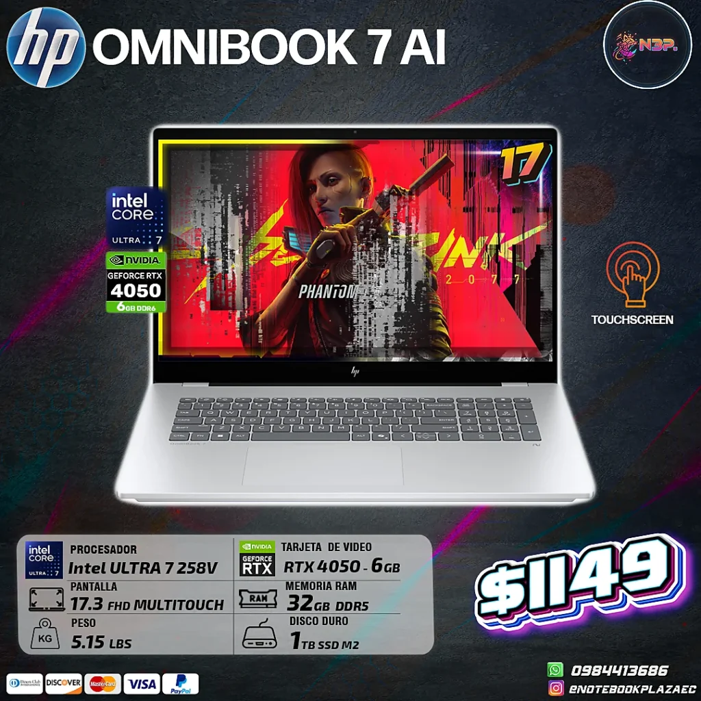 Laptop HP Omnibook 7 AI