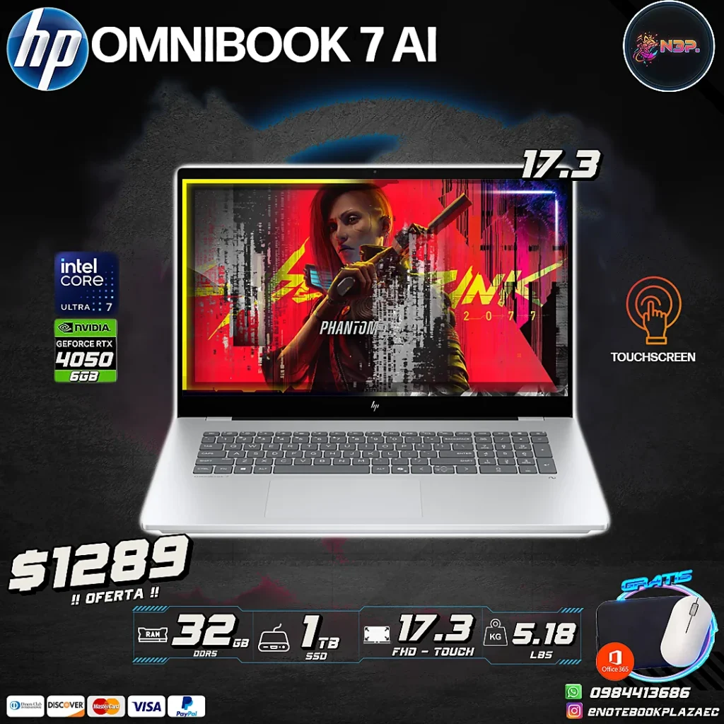 Laptop HP Omnibook 7 AI