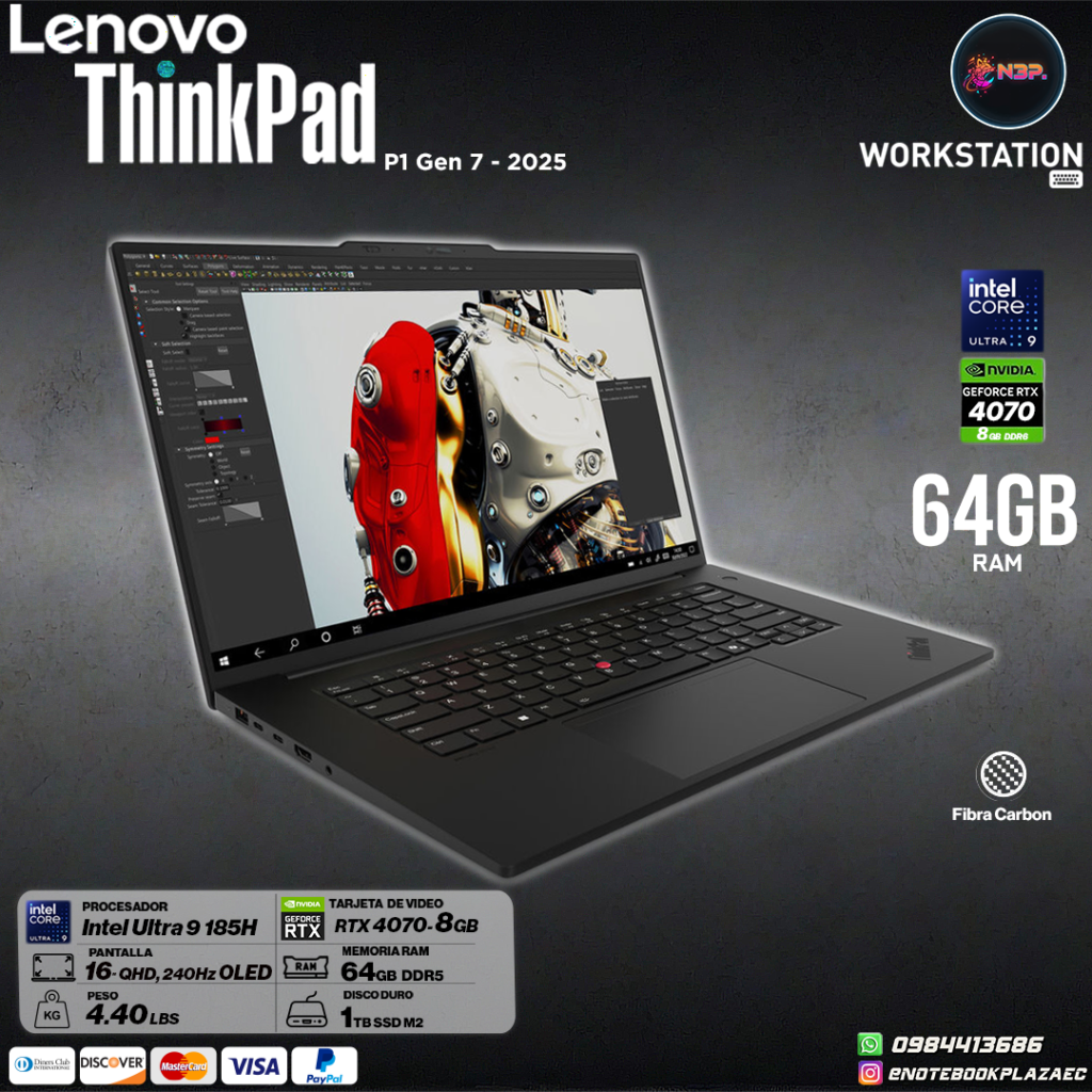 Laptop Lenovo Thinkpad P1 Gen 7