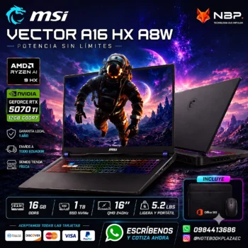 Laptop MSI Vector A16 HX A8WHG