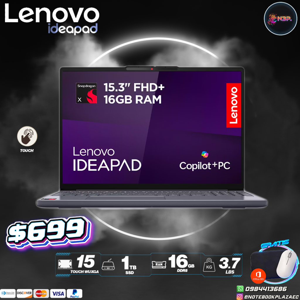 Laptop Lenovo IdeaPad Slim 3x 15Q8X10