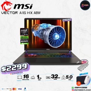 Laptop MSI Vector A16 HX A8WHG