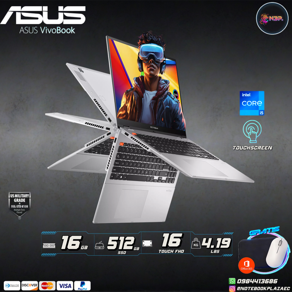 Laptop ASUS Vivobook S16 Flip Touch
