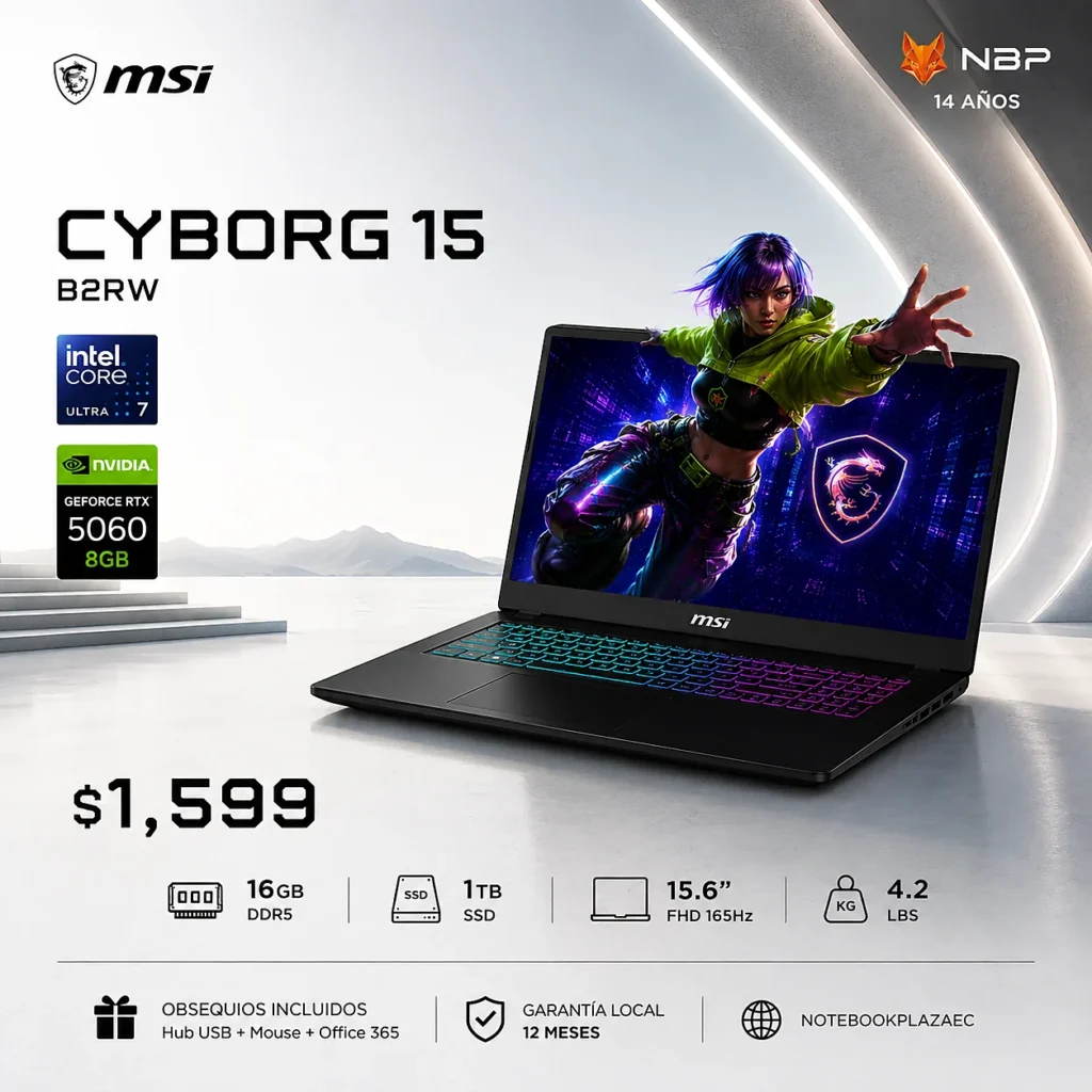 Laptop MSI Cyborg 15 B2RW