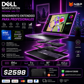 Laptop Dell Precision 5680