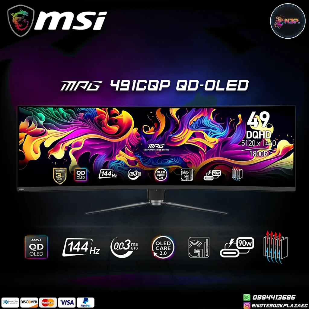 Monitor MSI 49CQP QD OLED