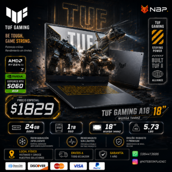 Laptop Asus TUF 18 FA808UM