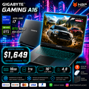 Laptop Gigabyte A16
