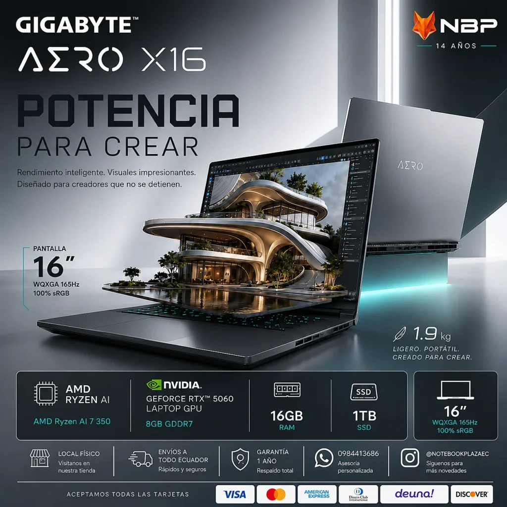 Laptop Gigabyte Aero X16 EG61H