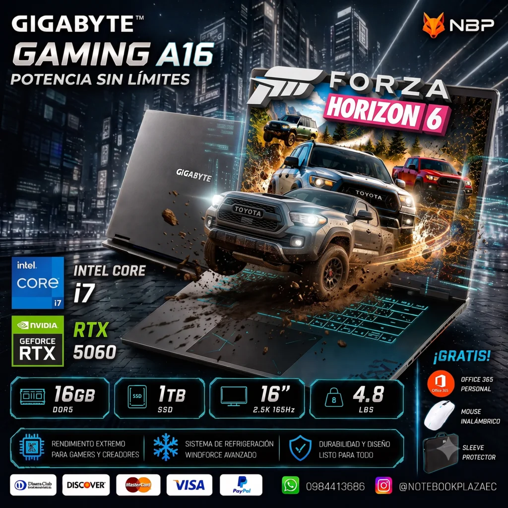 Laptop Gigabyte A16