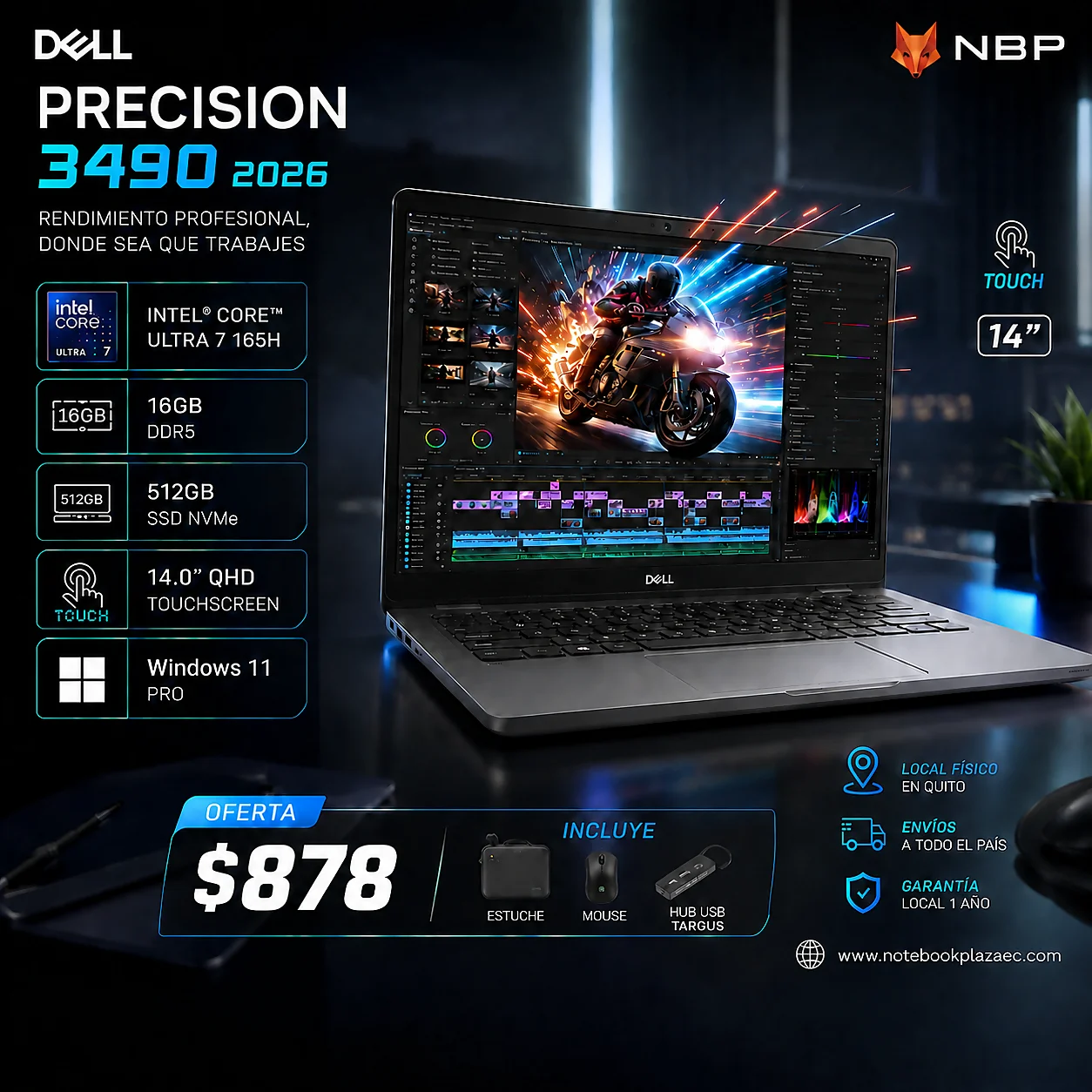 Laptop Dell Precision 3490