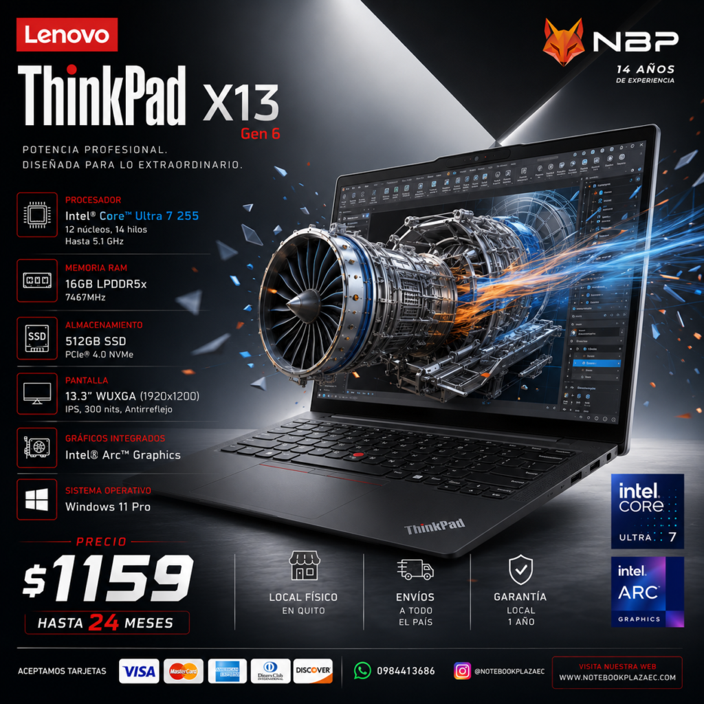 Laptop Lenovo ThinkPad X13 Gen 6